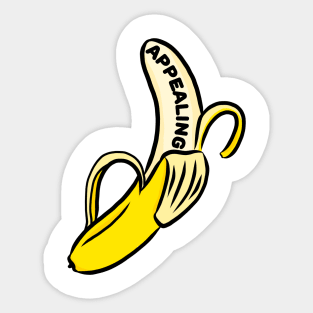 I Find You Appealing Banana-chan Banana Peel Kawaii I Love Bananas Cute Sticker